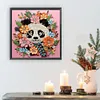 Panda quilling en papier - peinture diamant de forme sp&eacute;ciale - 30*30cm