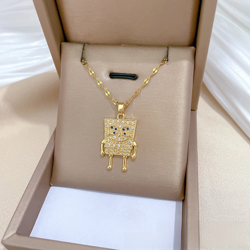 Moon Geometric Stainless Steel Stainless Steel Necklaces