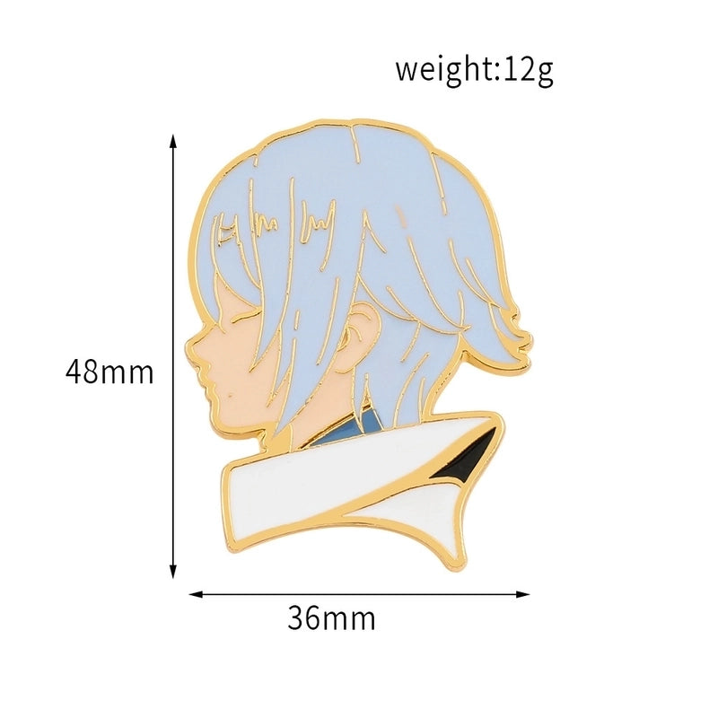 Cartoon Style Pin Cartoon Character Alloy Plating Unisex Brooches