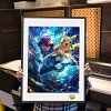A3 & 4K Size Ash Pikachu Fantasy Adventure Decorative Painting - Pokemon - HuangGua Studio