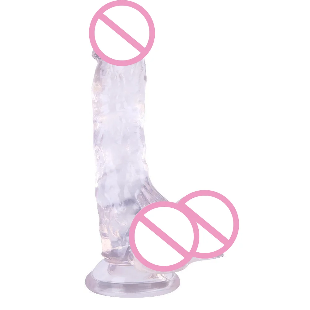 Realistic 7 Inch Textured Silicone Dildo With Suction Cup Multi-Color Adult Sex Toys