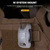 Helmet Flashlight 2 Modes Outdoor Tac Vest Lamp Airsoft Equipment (Khaki)