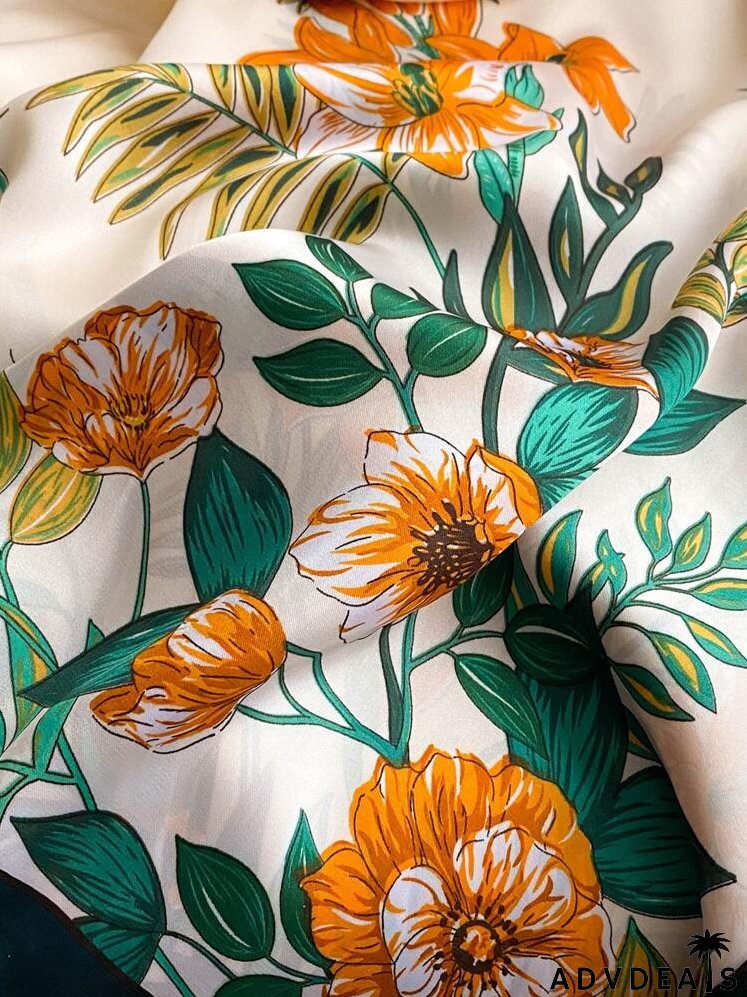 Floral Print Bandana