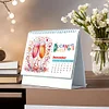(US Local)2026 Diamond Painting Monthly Calendar Kit Diamond Art Calendar for DIY Crafts Party