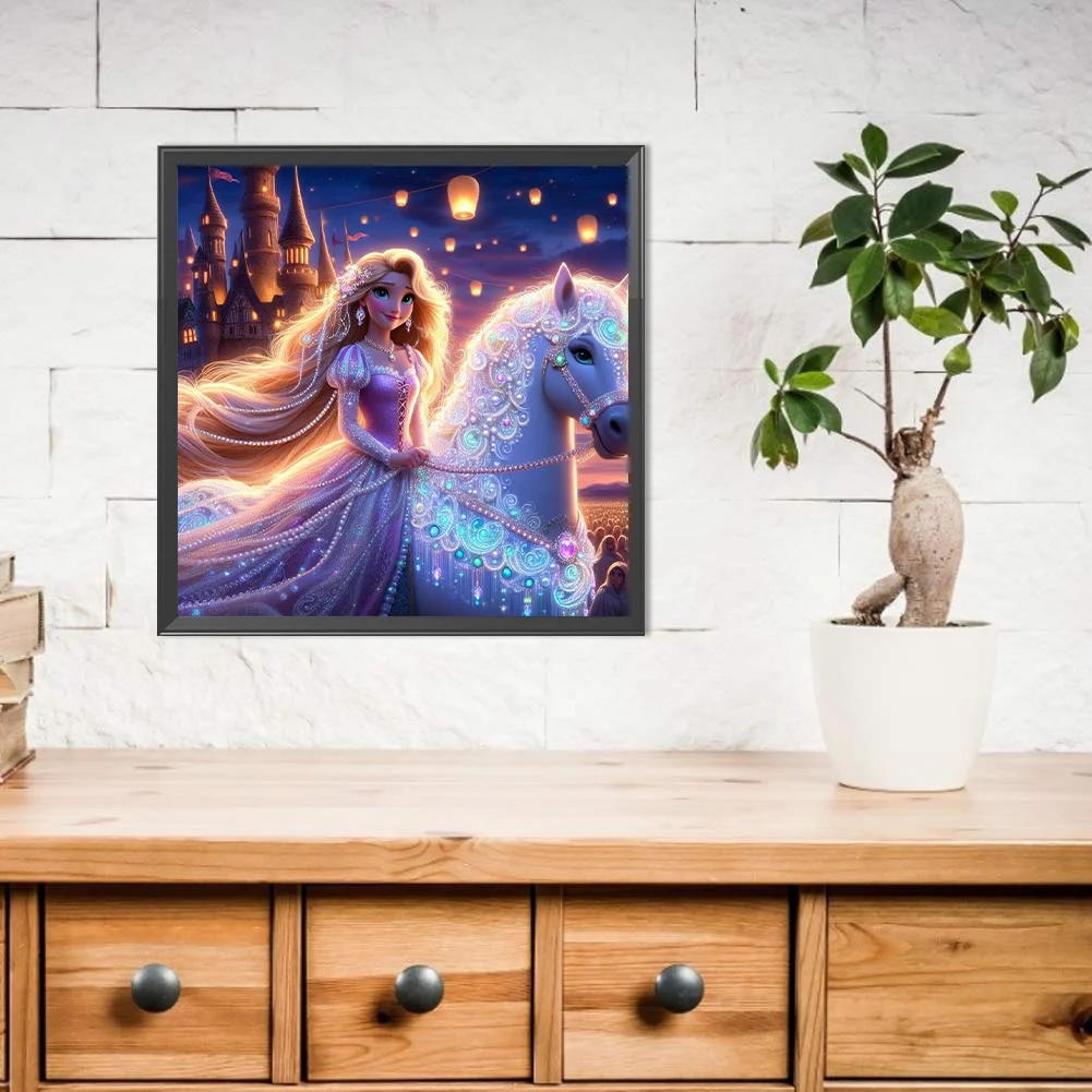 Diamond Painting - Full Round Drill - Princess Rapunzel(Canvas|40*40cm)