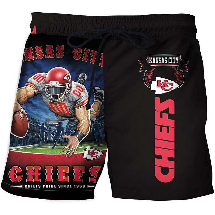 Kansas City Chiefs Summer Beach Shorts