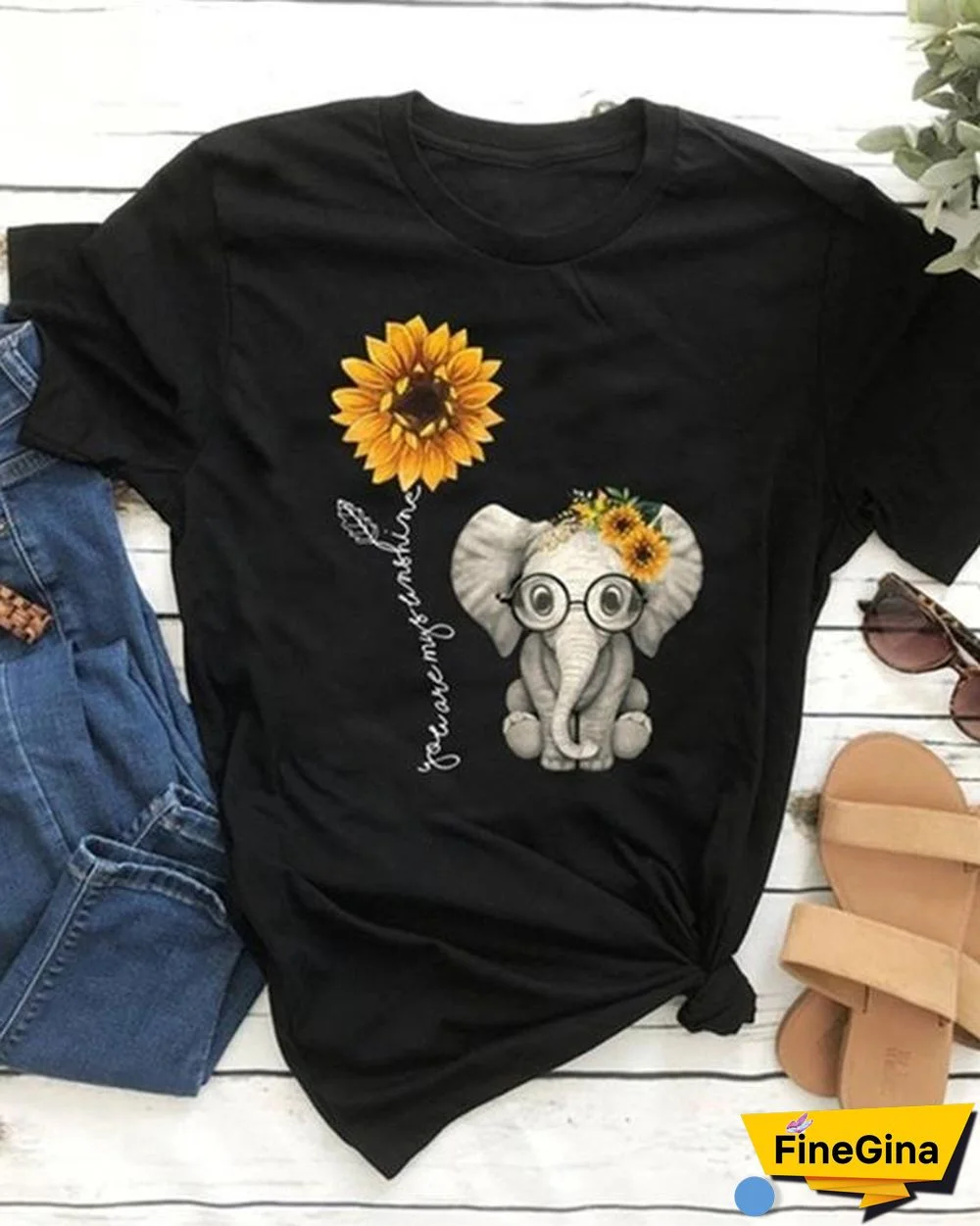 You Are My Sunshine Letter Daily Shirts