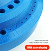 100 Holes Drill Bit Holder Round Shape 360 Degree Rotating for Drill Bit Storage