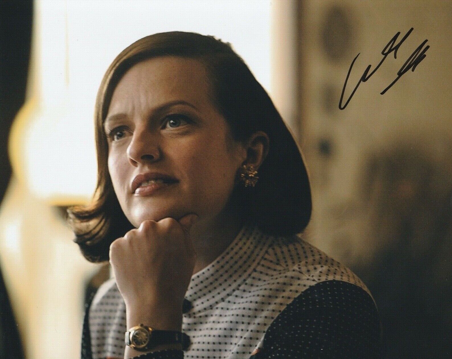 * ELISABETH MOSS * signed autographed 8x10 Photo Poster painting * MAD MEN * 3