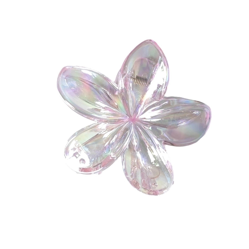 Egg Flower Hairpin Transparent AB Color Grab Hair Shark Clip Gradient Hair Grab Advanced Hair Accessories