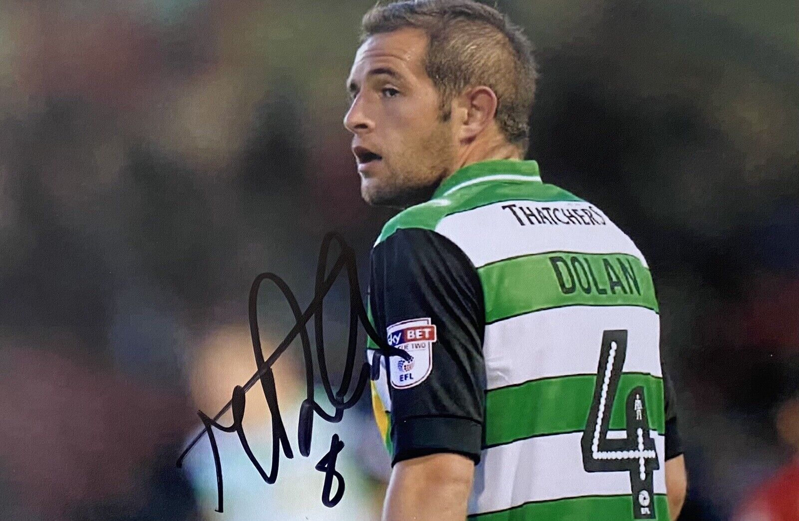 Matthew Dolan Genuine Hand Signed Yeovil Town 6X4 Photo Poster painting