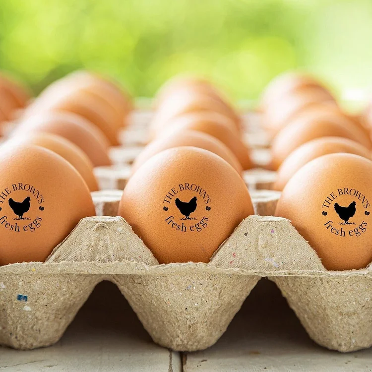 Personalized Egg Stamps Etsy, Chicken Decor, Custom Egg Labels, Customizable Farm Stamp For Eggs, Chicken Lover Gift, Mini Tiny Hen