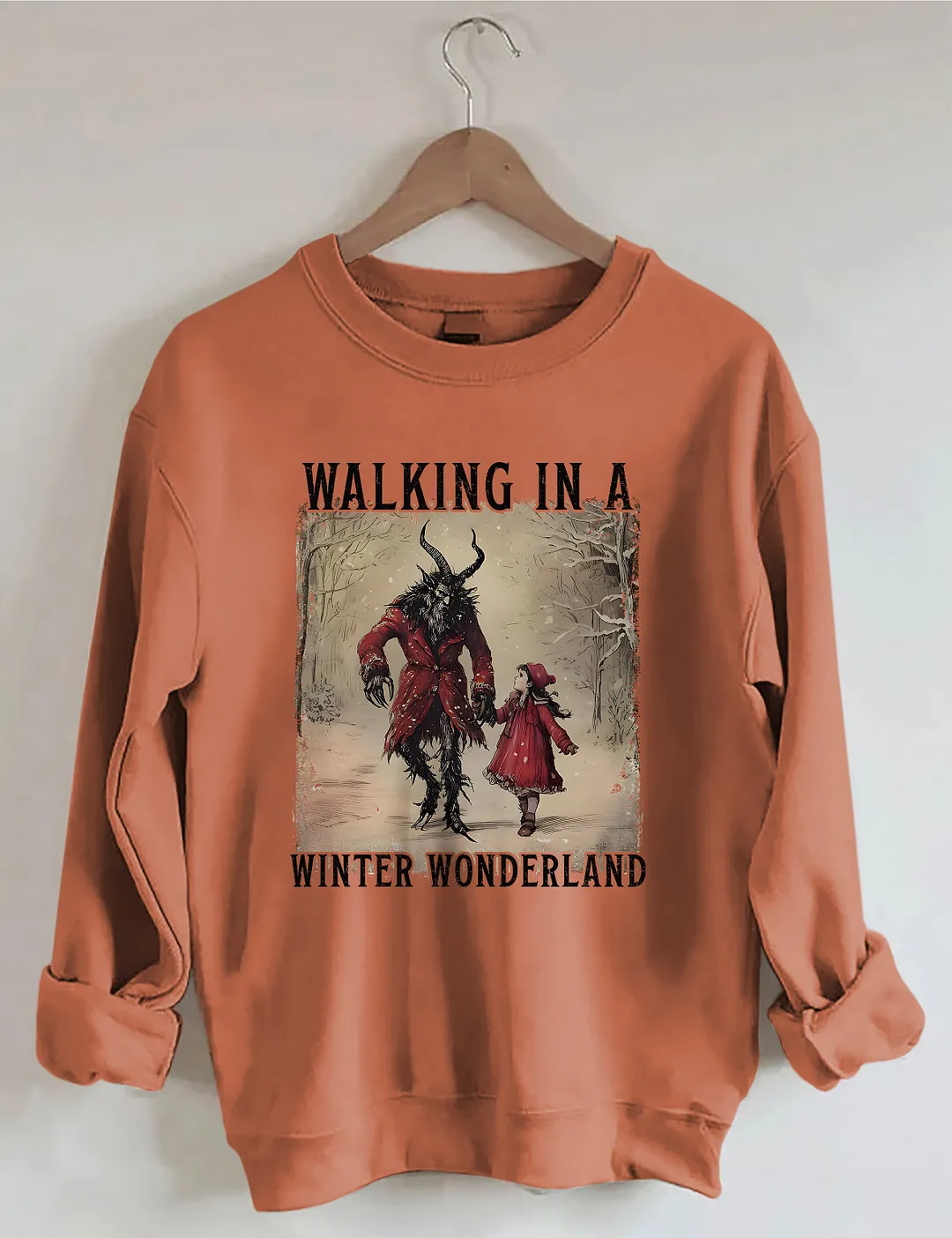 Walking In A Winter Wonderland Christmas Sweatshirt