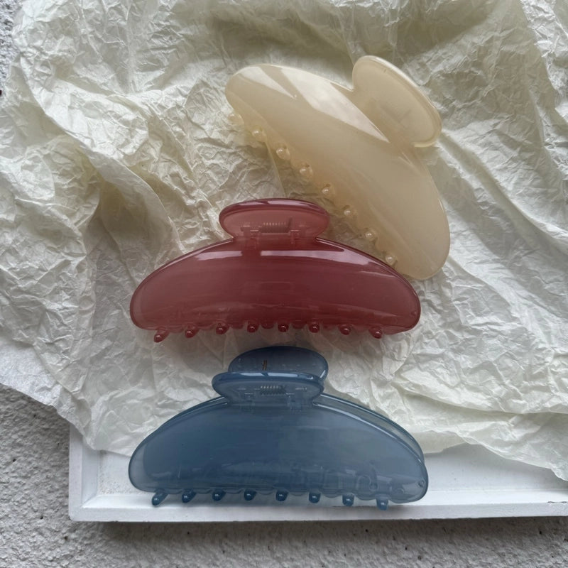 Women’s Minimalist Solid Color PC Hair Claws