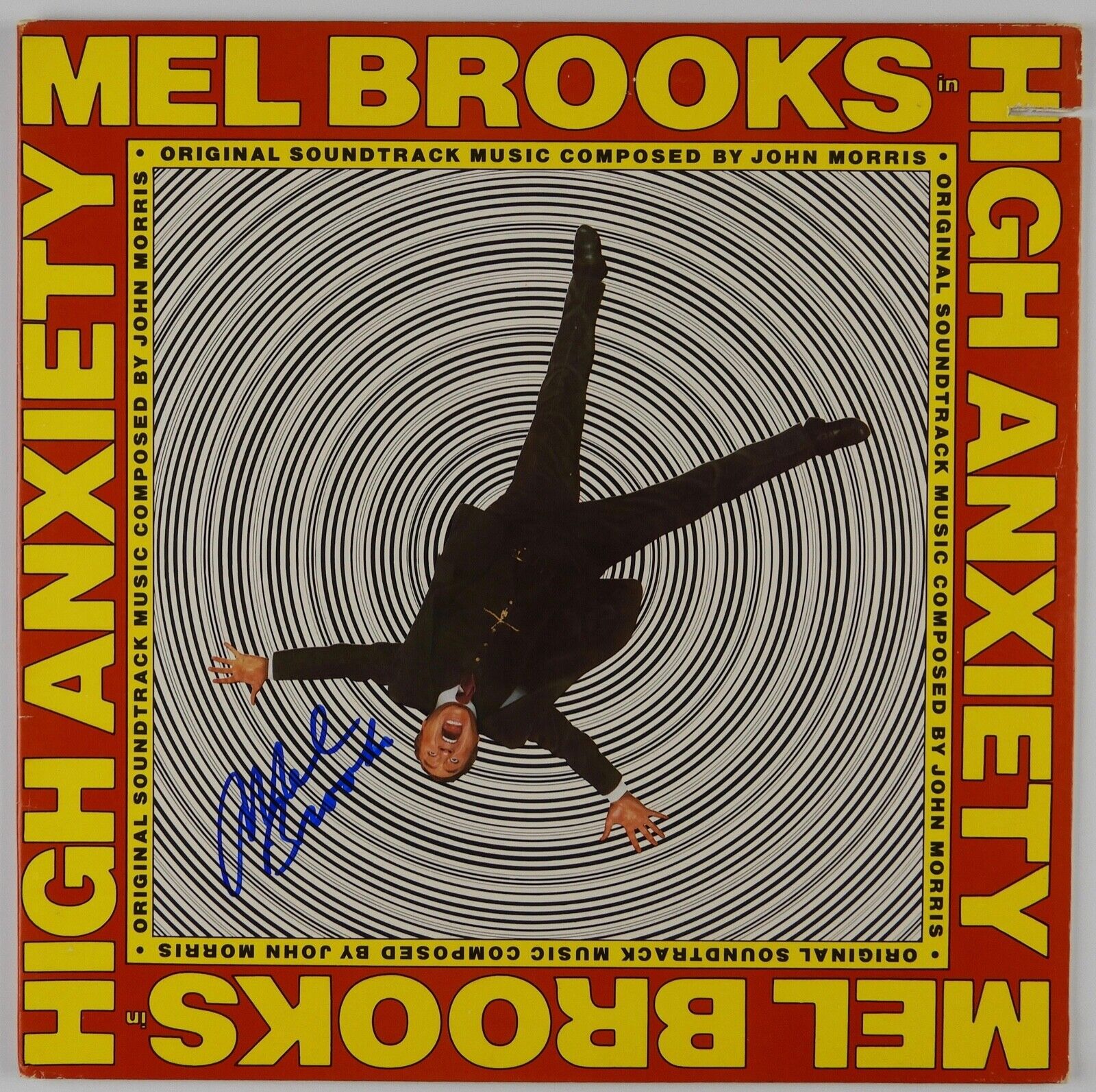 Mel Brooks JSA High Anxiety Autograph Signed Soundtrack Record Album