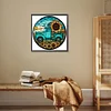 Diamond Painting -DIY Round Drill Sunflower Car