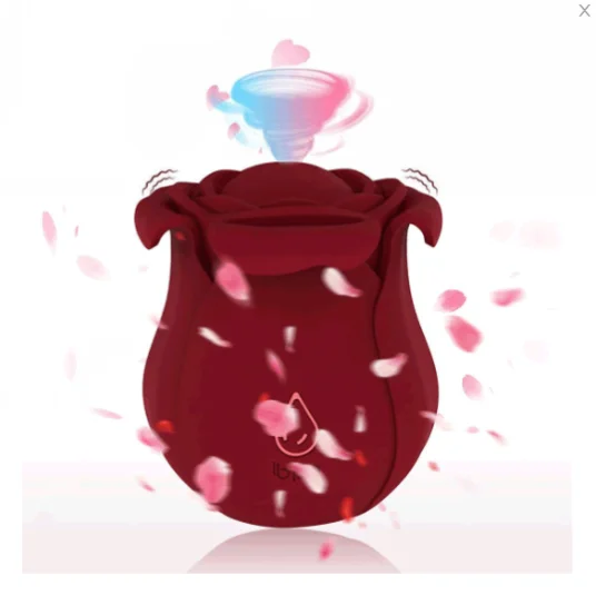 Silica gel rose toy 10 frequency (rose red)
