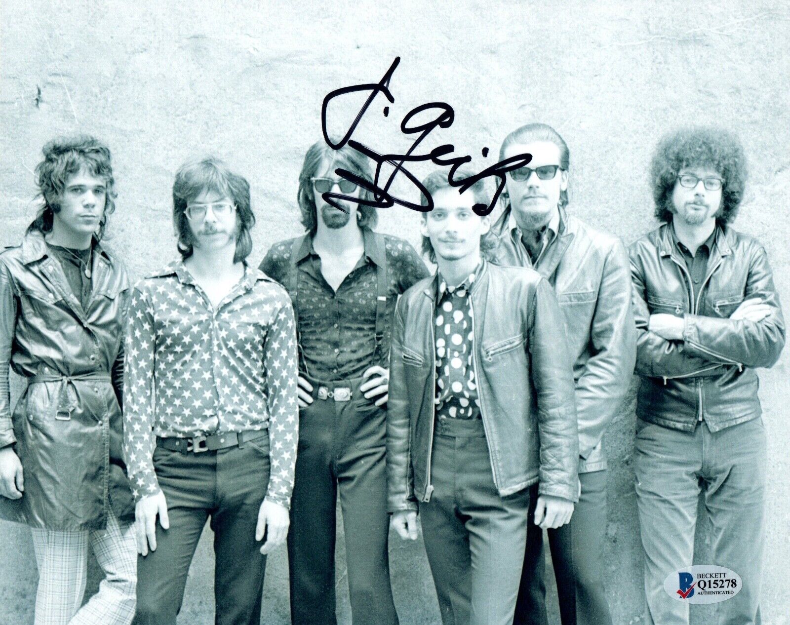 J Geils Signed Autograph 8x10 Photo Poster painting The J Geils Band Lead Guitarist Beckett COA