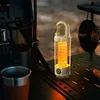 Super Bright Flashlight USB Charging 150LM Mini Camping Light for Hiking (Khaki)