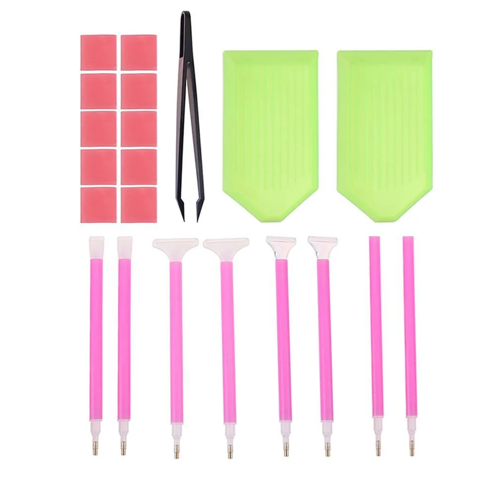 5D DIY Diamond Painting Cross Stitch Embroidery Pen Tools Set Accessories(4