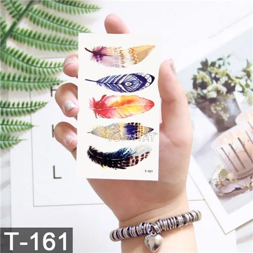 Cute Watercolor Cartoon Design Temporary Tattoo For Kids Children Lamp Water Trasnfer Tattoo Stickers Ocean Women Girl Tatoos