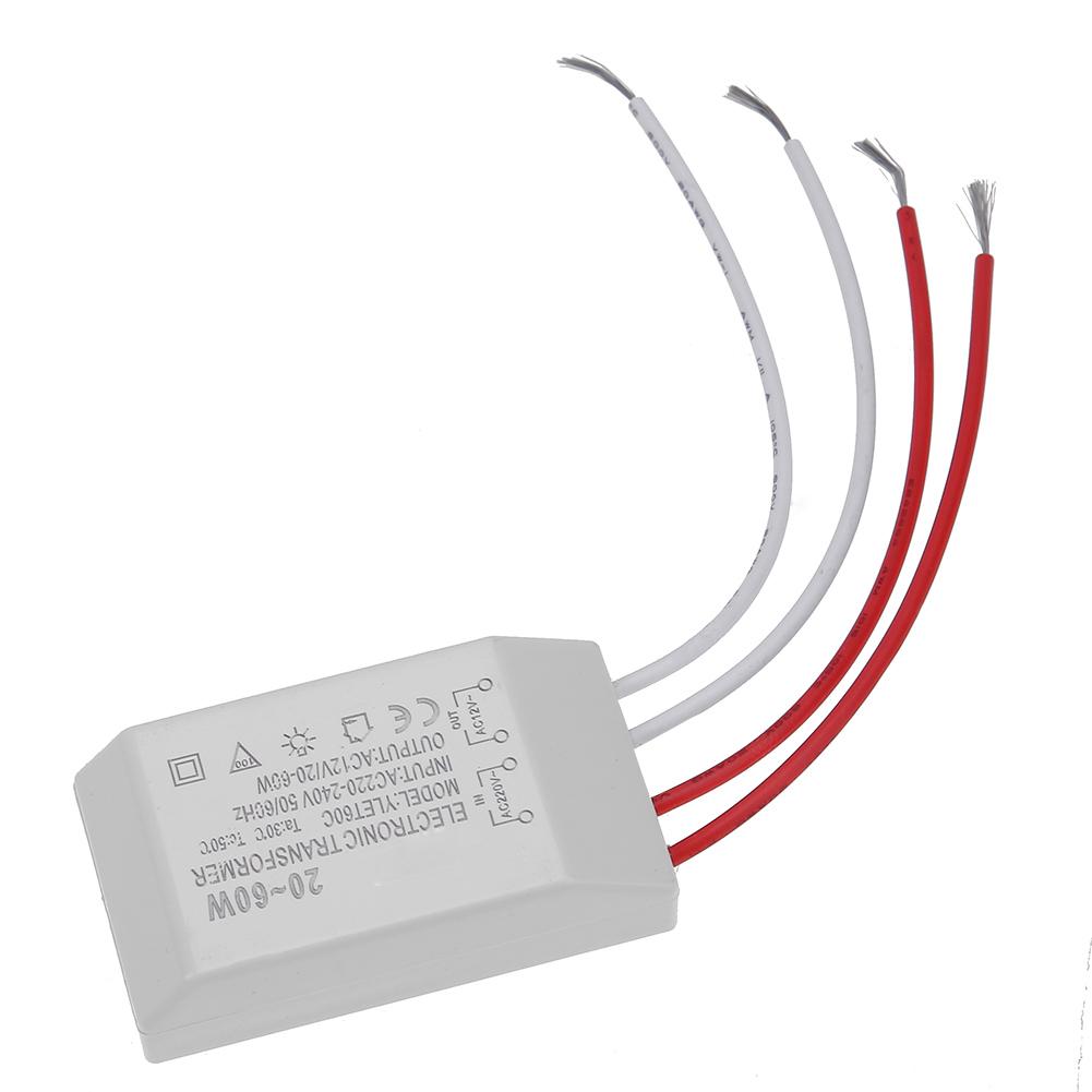 

220V to 12V Halogen Lamp Electronic Transformer Power Supply Driver Adapter, 501 Original
