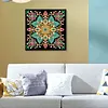 Neonfarbenes Mandala-Muster speziell geformte 5D-DIY-Teilbohrer-Diamanten-Punkte, Edelstein-Kunst-Kits mit Rahmen, Diamanten-Gem&auml;lde, Edelstein-Kunst 