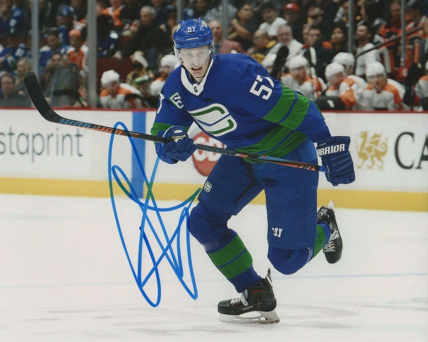 Vancouver Canucks Tyler Myers Autographed Signed 8x10 NHL Photo Poster painting COA #1