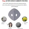 Cycling Face Mask with Active Carbon Filter Dust-Proof Breathable