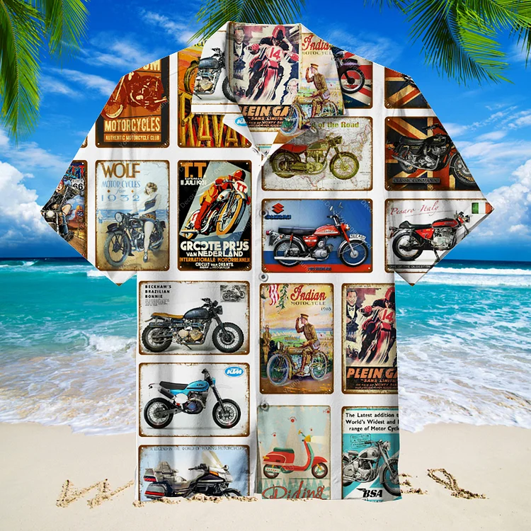 Indian Motorcycle|Unisex Hawaiian Shirt