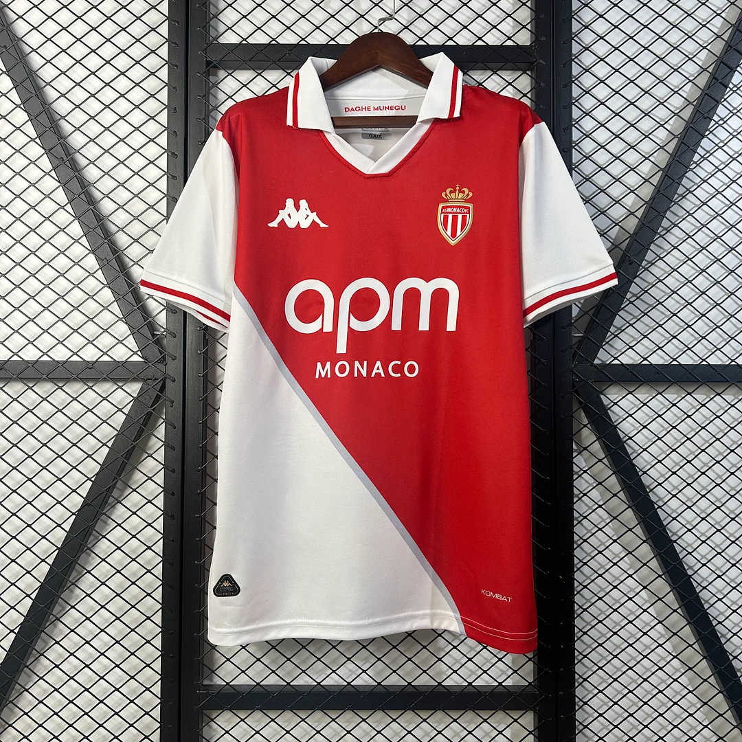 2025 Monaco home Thai version football shirt 