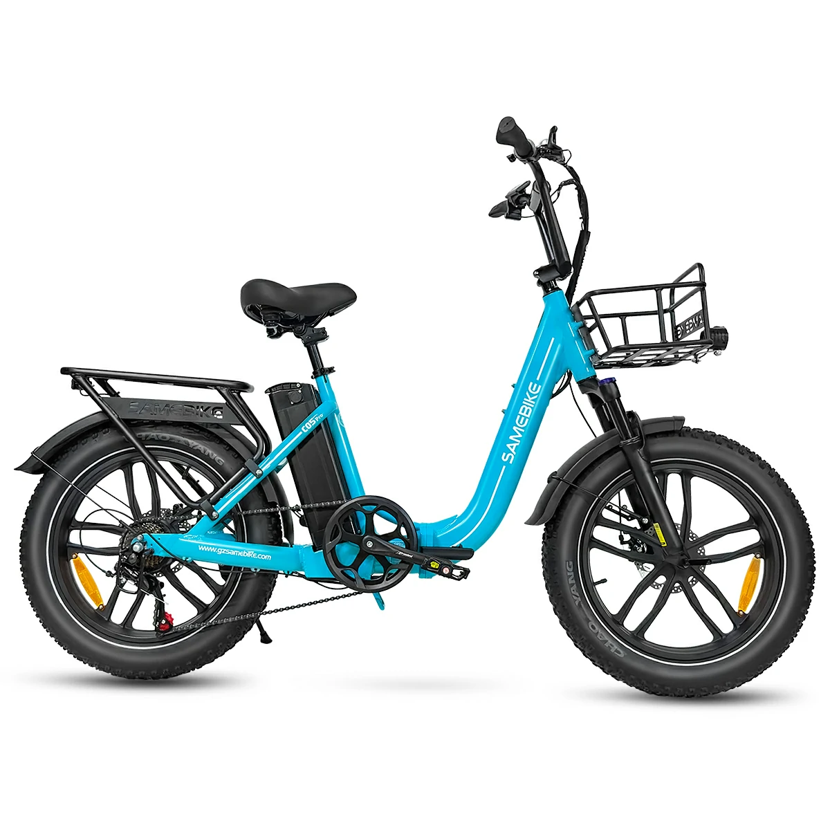 SAMEBIKE C05 Pro 20" 36V 13Ah Battery 500W Motor Max Speed 35KM/H  Step-through Foldable Fat Tire Ebike