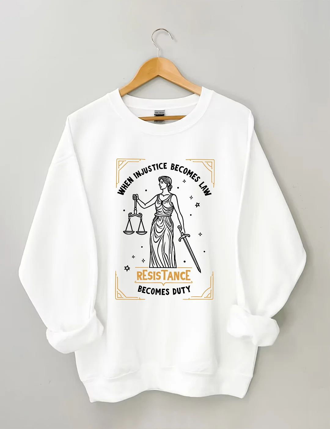 When Injustice Becomes Law Resistance Becomes Duty Sweatshirt