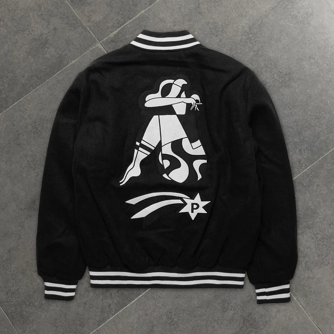 Trendy retro casual hip-hop baseball uniform