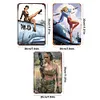 [Grande Taille]3PCS SWoman Soldier Colorful Military - Ensemble de panneaux en m&eacute;tal(30*40cm)