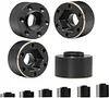 4Pcs Brass Weights 12mm Wheel Hex Hubs Widen Adapter for 1/10 RC Crawler 1.9 2.2Inch Wheels Rim Axial SCX10 TRX4 Counterweight (6MM)