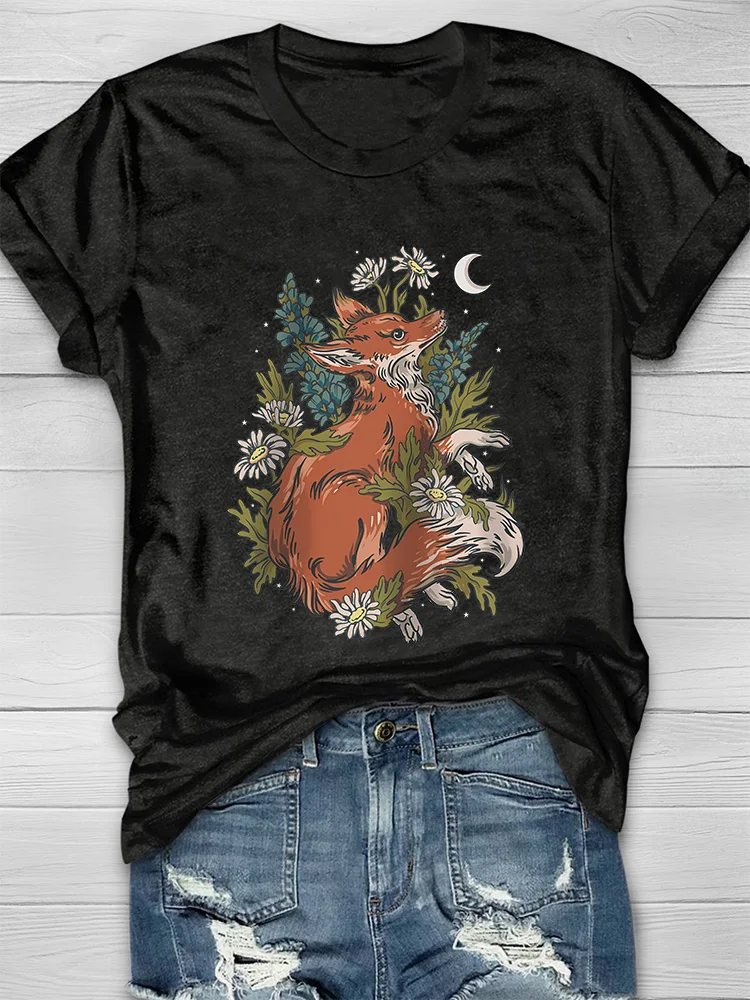 Forestcore Fox Unisex T-shirt