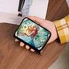 2pcs Elf Girl Pattern Diamond Painting Fashion Card Holder Compact Coin Purse