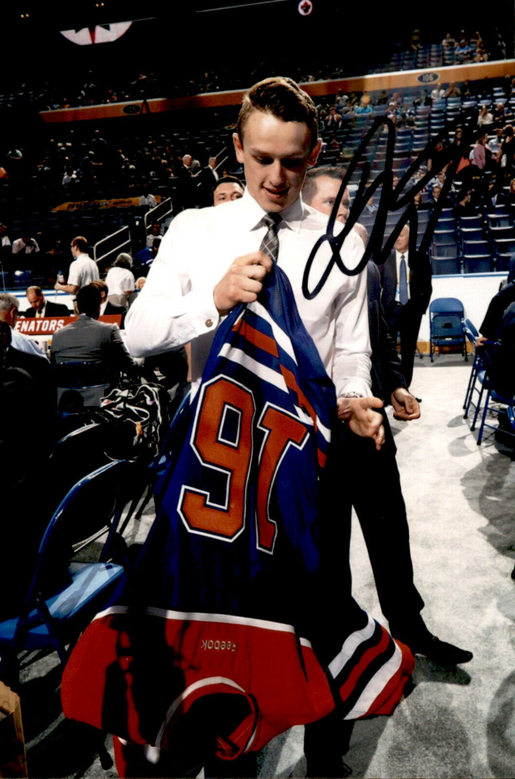 Dylan Wells SIGNED autographed 4x6 Photo Poster painting EDMONTON OILERS