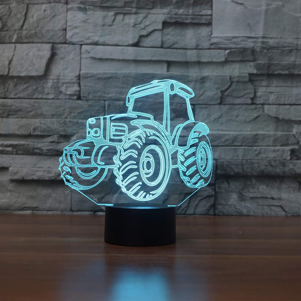 

3D Car USB Bedside Decoration Ornaments Table Lamp Touch LED Night Light, 501 Original