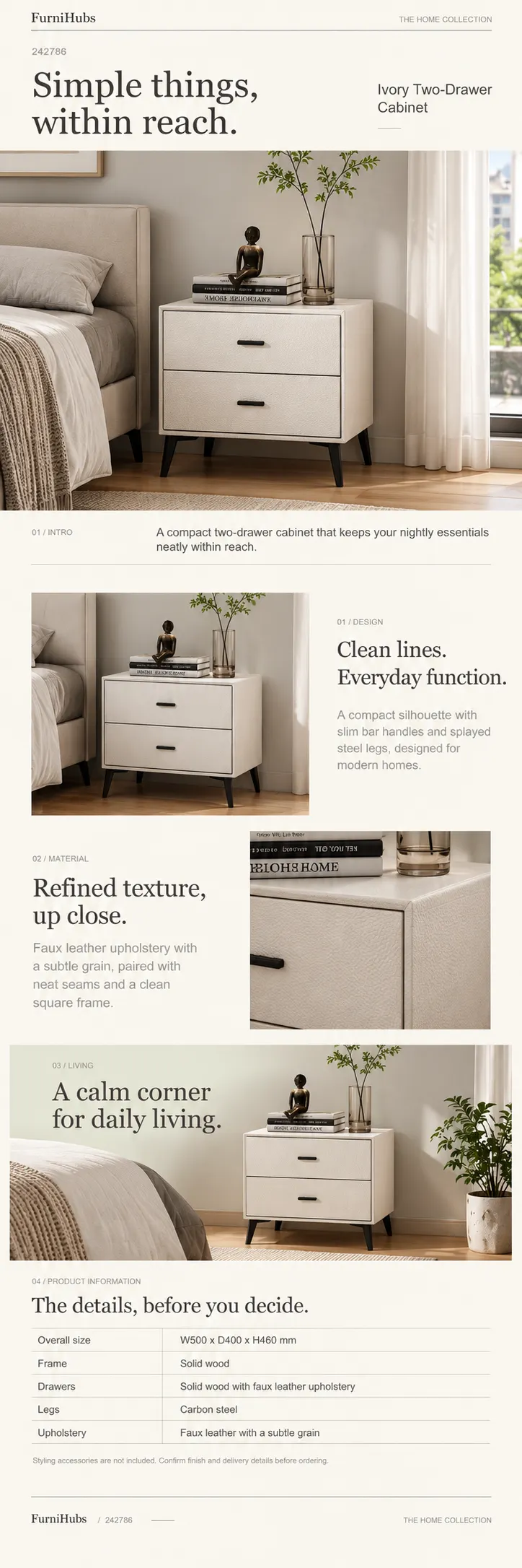 Bedside Table 242786