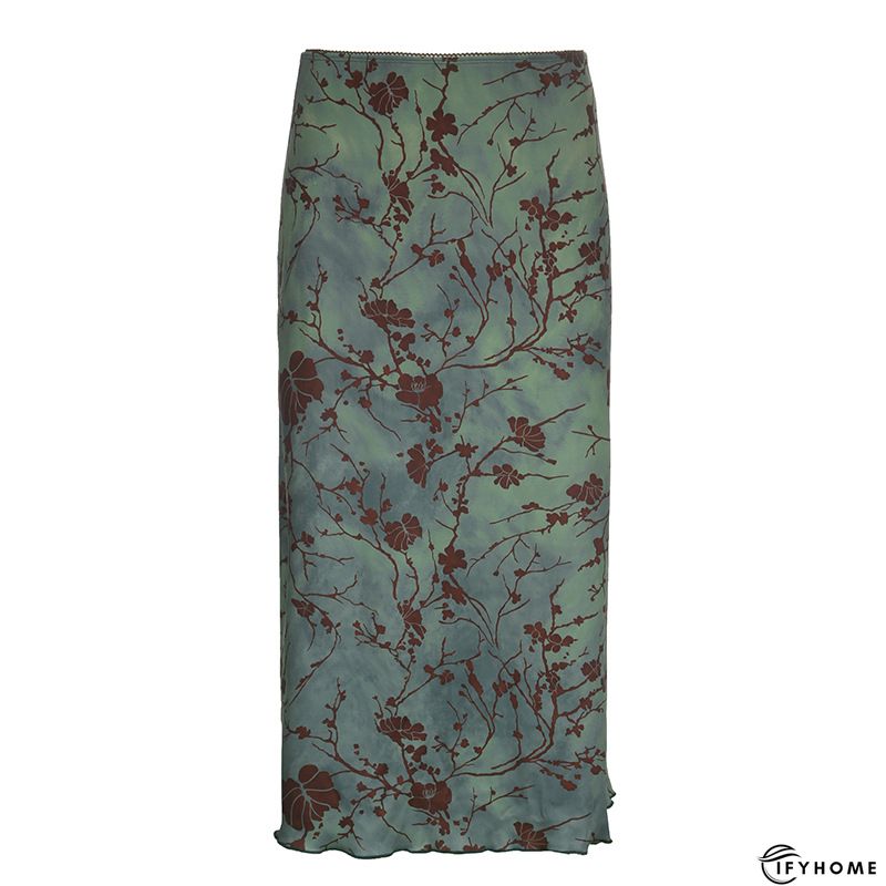 Cotton Blends Vacation Regular Fit Skirt | IFYHOME