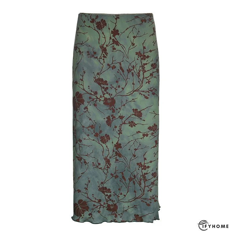 Cotton Blends Vacation Regular Fit Skirt | IFYHOME