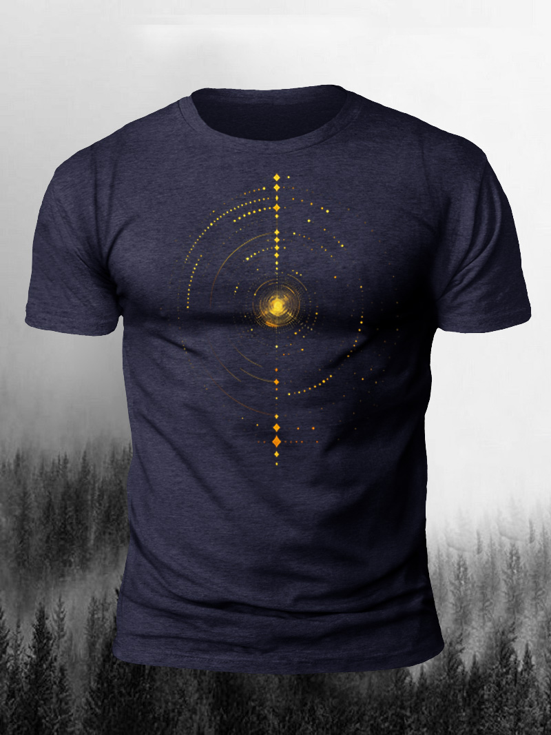 Men's Space Series Printed Short-Sleeve T-shirt