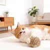 Rabbit Fur Ball Cat Toy 3.15in Plush Fuzzy Artificial Balls for Kitten Pet Gifts