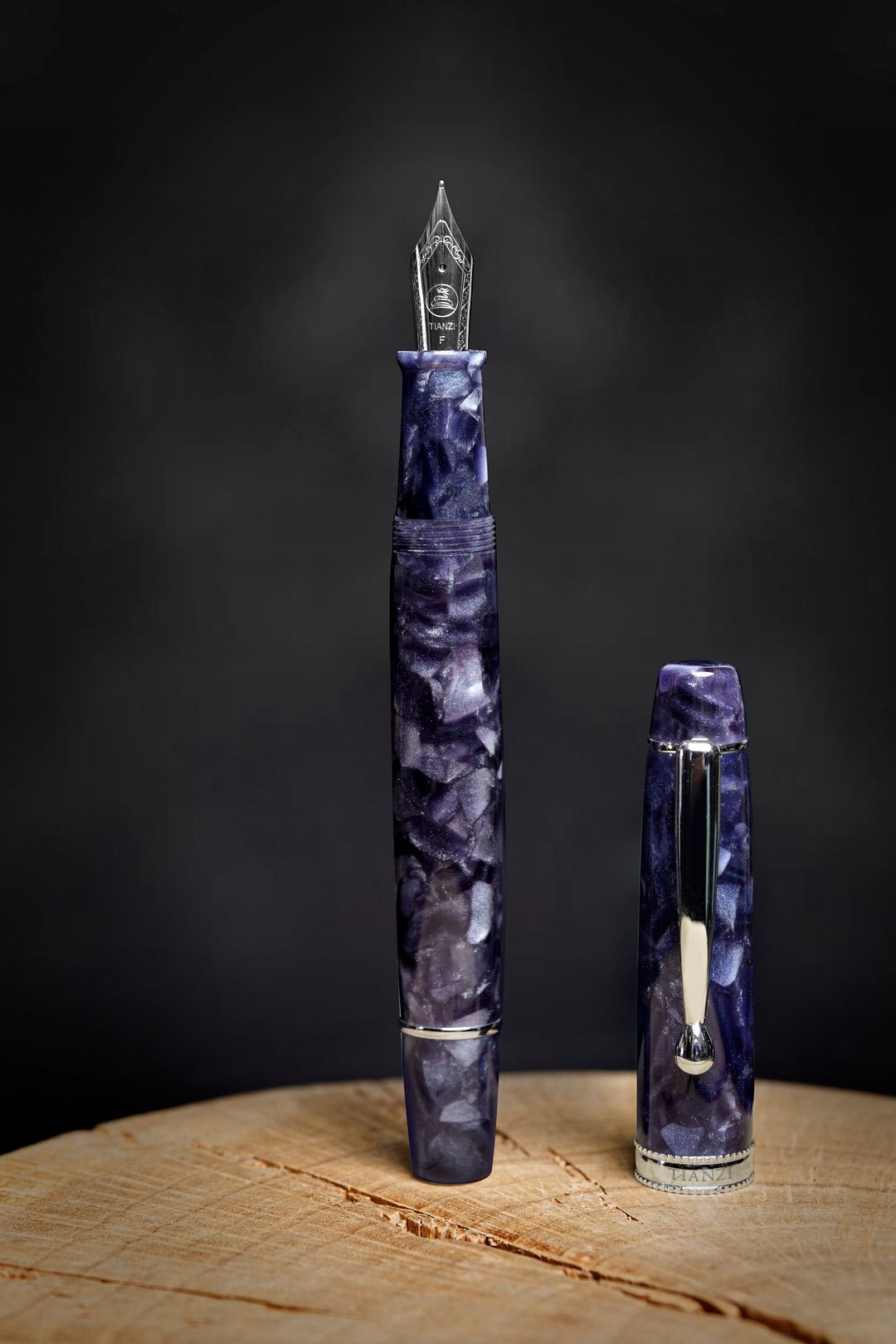 TIANZI T01 Piston-filling Fountain Pen in Mauve