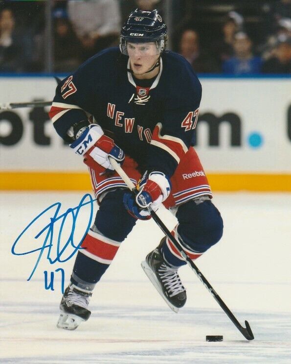 JT MILLER SIGNED NEW YORK NY RANGERS 8x10 Photo Poster painting! Autograph