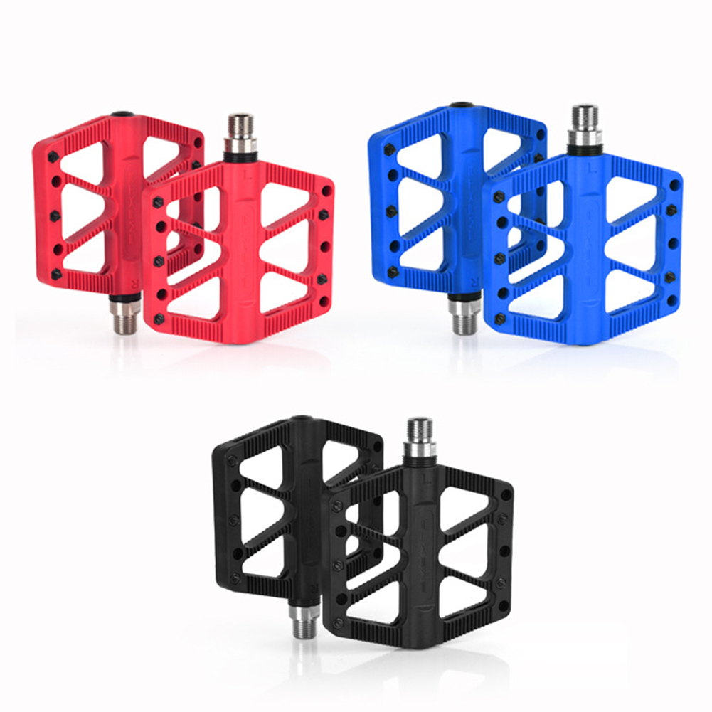 

1 Pair Mountain Bike Bearing Pedals Non-Slip Large Bicycle Tricycle Pedal, Red, 501 Original