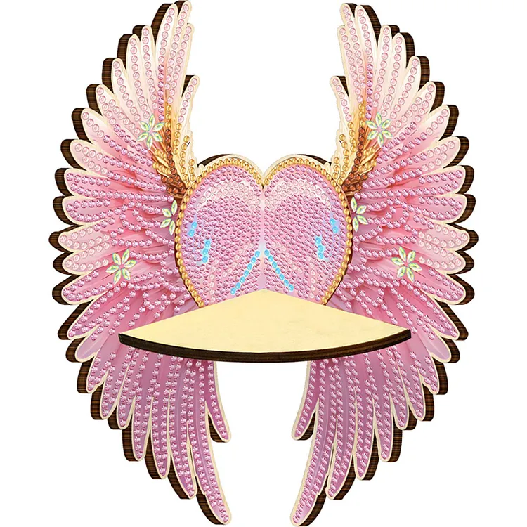 【Jewelry】Angel Wings Diamond painting Corner storage decoration for Home Decor DIY Crafts Gift gbfke