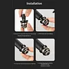 Bike Handlebar End Light Bar End Plug Warning Lights Waterproof Mountain Bike Handlebar Light Type-C Charging High-Brightness Safety Warning Lamp Night Riding Road Bikes Accessories